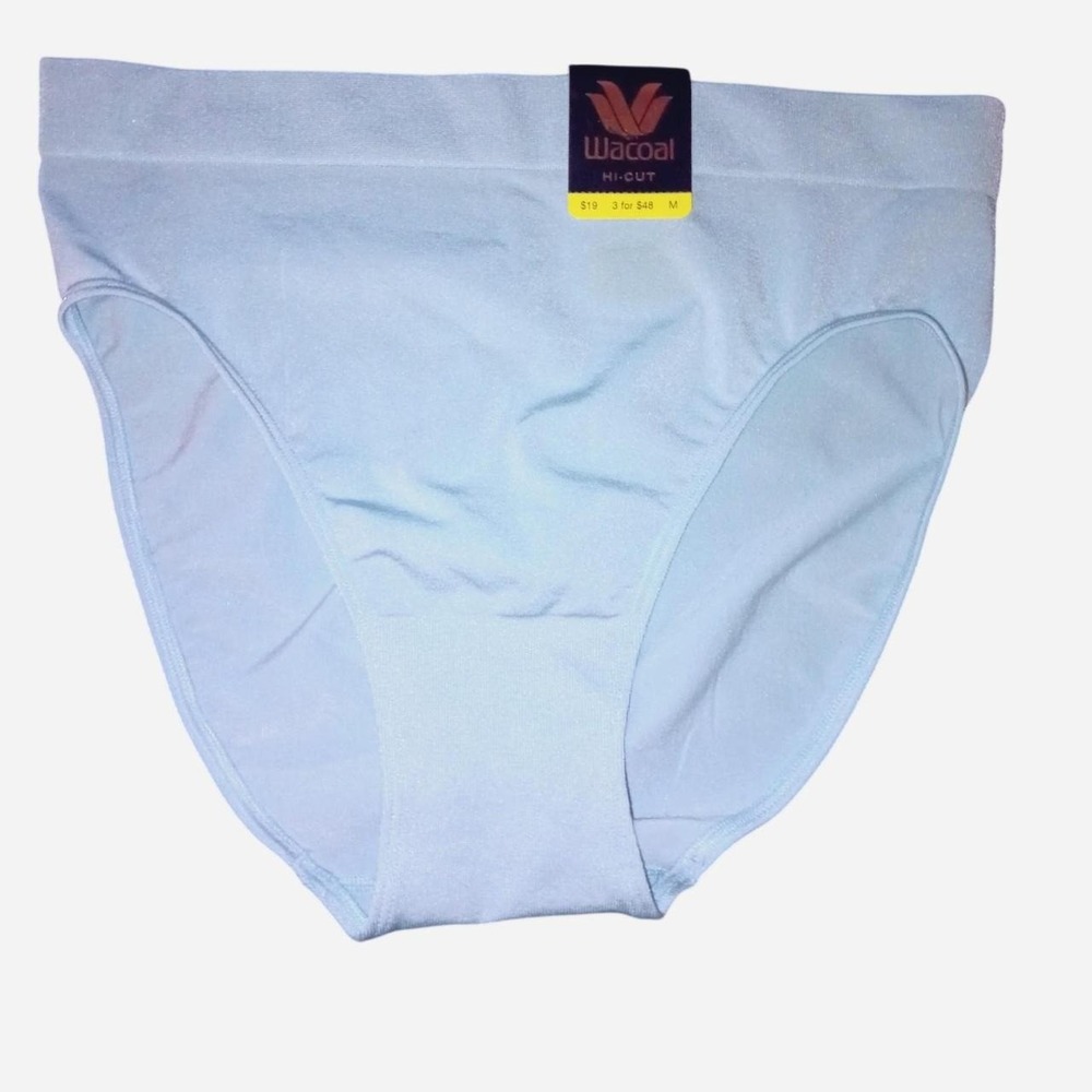 Wacoal  Light Blue High-Waisted Briefs Size  Medium New With Tags